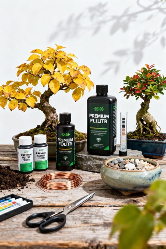 address bonsai nutrient deficiencies