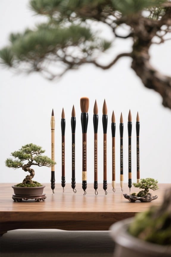 bonsai brushes for perfection