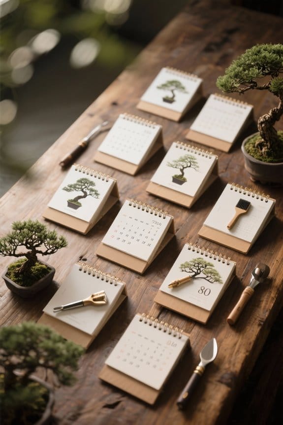 bonsai care year round schedule