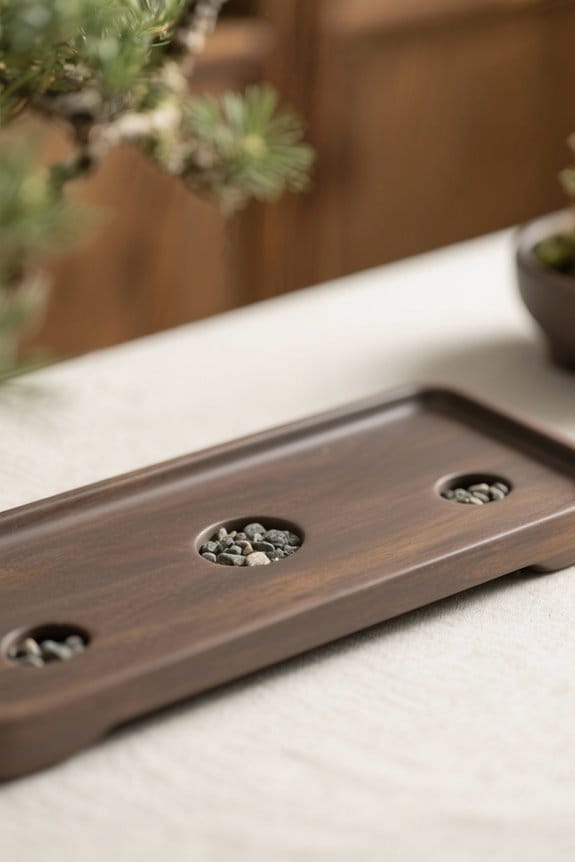 bonsai gravel tray selection