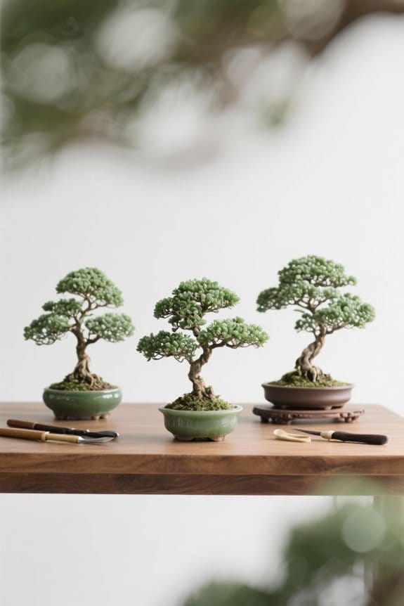 bonsai jade trees selection