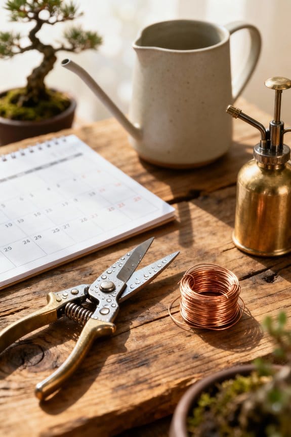 bonsai maintenance schedule essentials