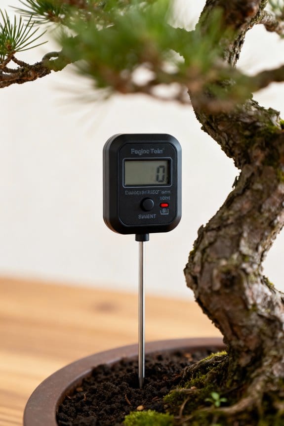 bonsai soil moisture testing criteria