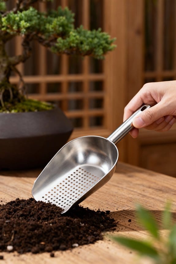 bonsai soil sifter selection