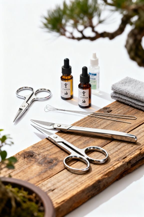 bonsai tool care routine