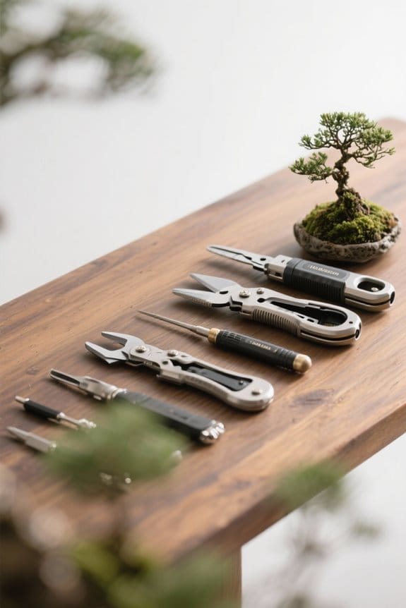 bonsai tools for gardening