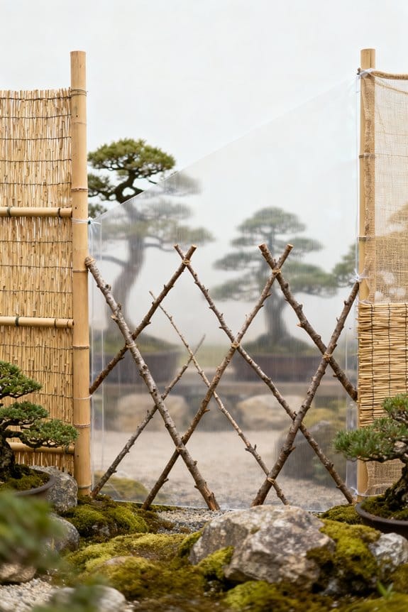 effective windbreaks for bonsai