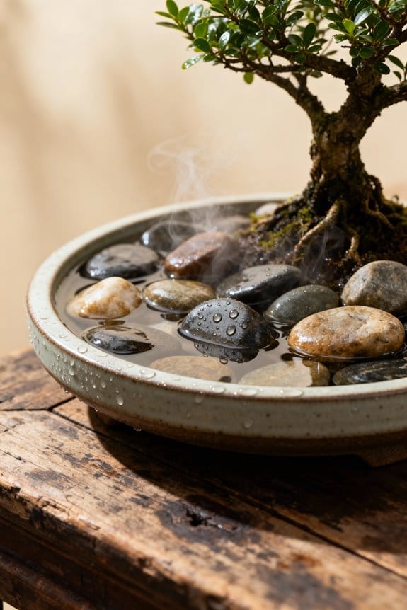 humidity trays enhance bonsai care