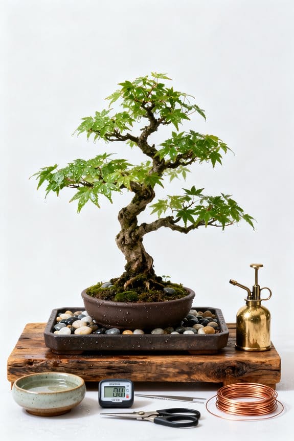 indoor bonsai humidity control