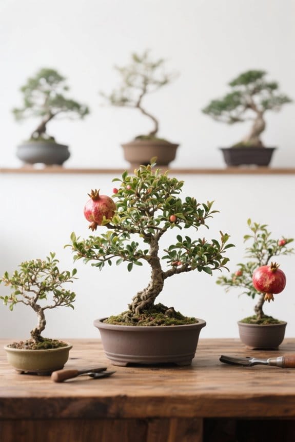 indoor bonsai pomegranate varieties