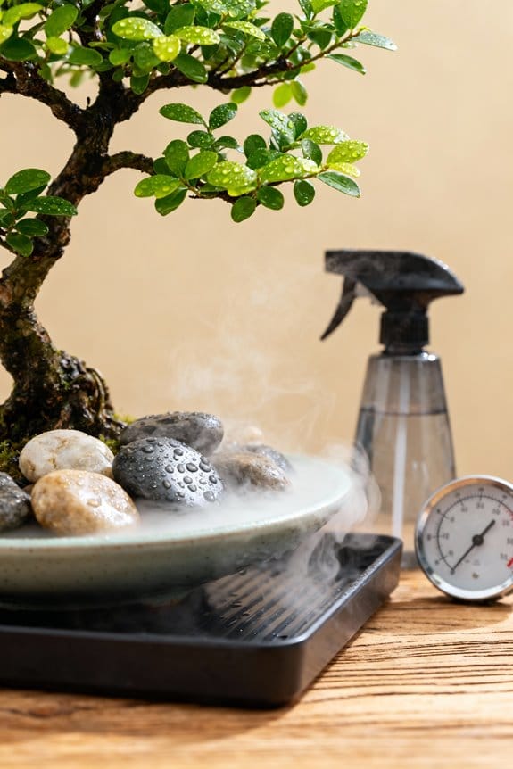 maintaining humidity for bonsai