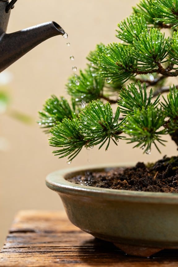 optimal watering for junipers