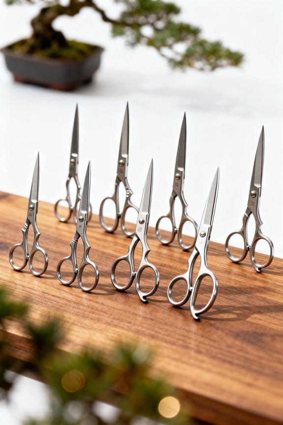 precision bonsai trimming scissors