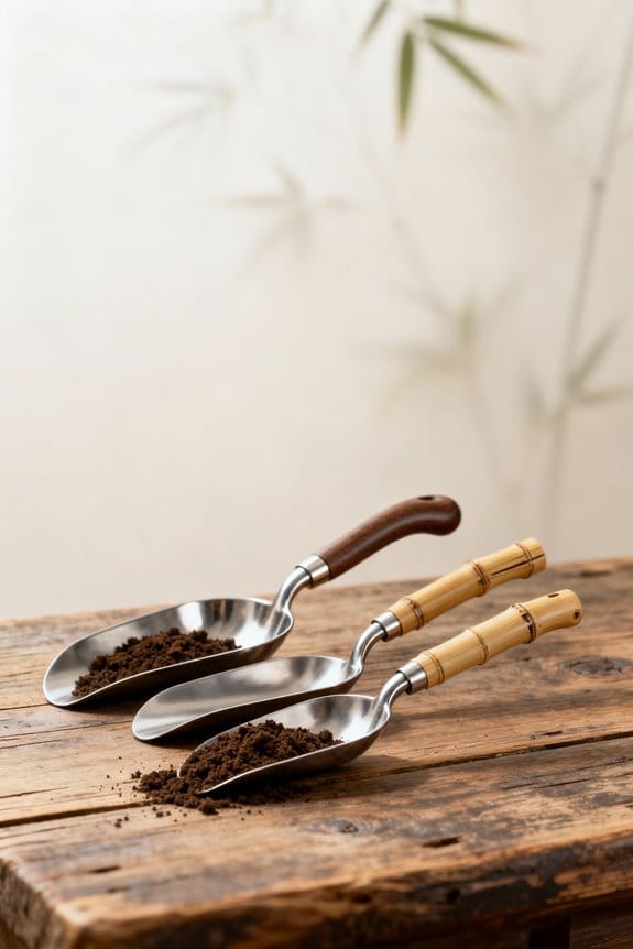 selecting suitable soil scoops