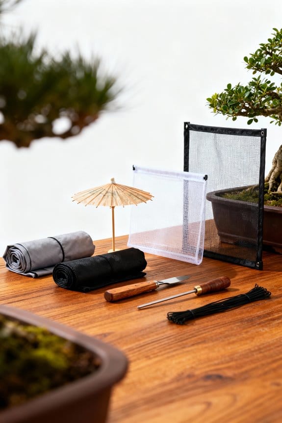 sun protection for bonsai