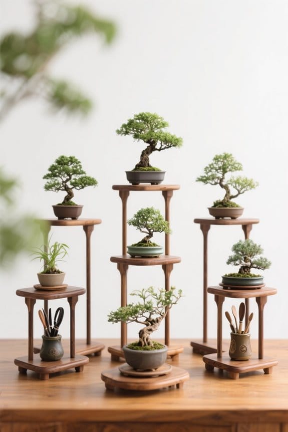 top multi tier bonsai displays